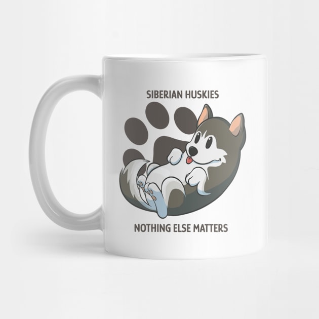 Siberian huskies, nothing else matters by AniBeanz